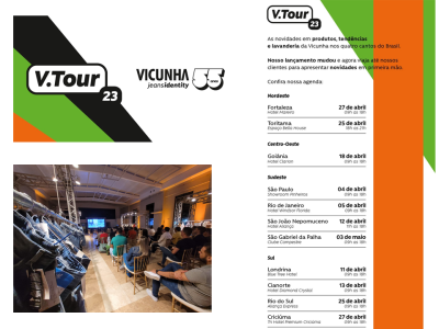 Vicunha apresenta o VTour: evento itinerante que traz as tendências da moda