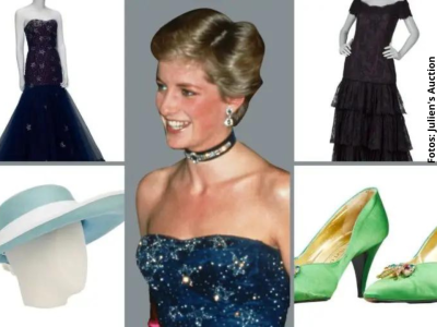 Vestidos, sapatos, chapéus, manuscritos: leilão de peças da princesa Diana arrecada mais de R$ 22 milhões
