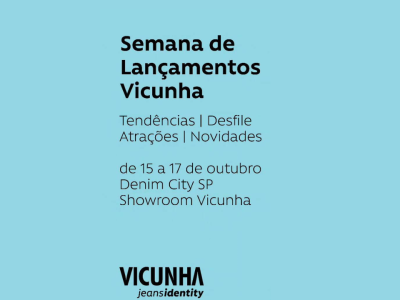 Semana de lançamento da Vicunha apresenta Denim produzido com 100% de água de reúso